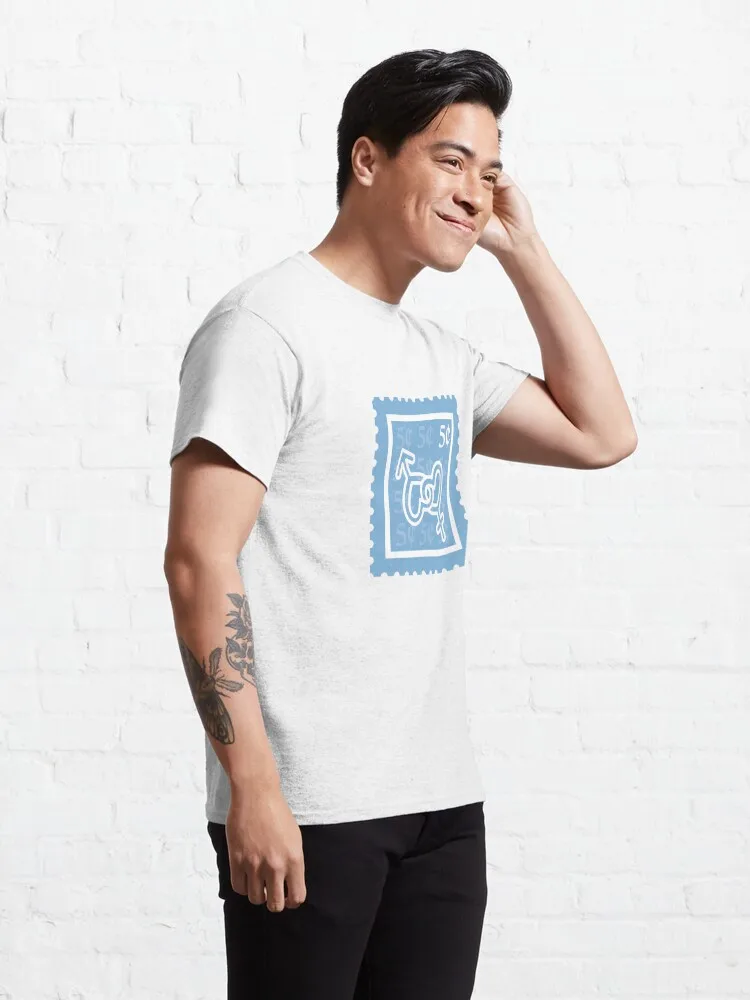 Gender Studies;Light Blue & White Stamps;College Womens Rights Major;Sexuality Equality Graduate School Class New Fashion Tees image 4