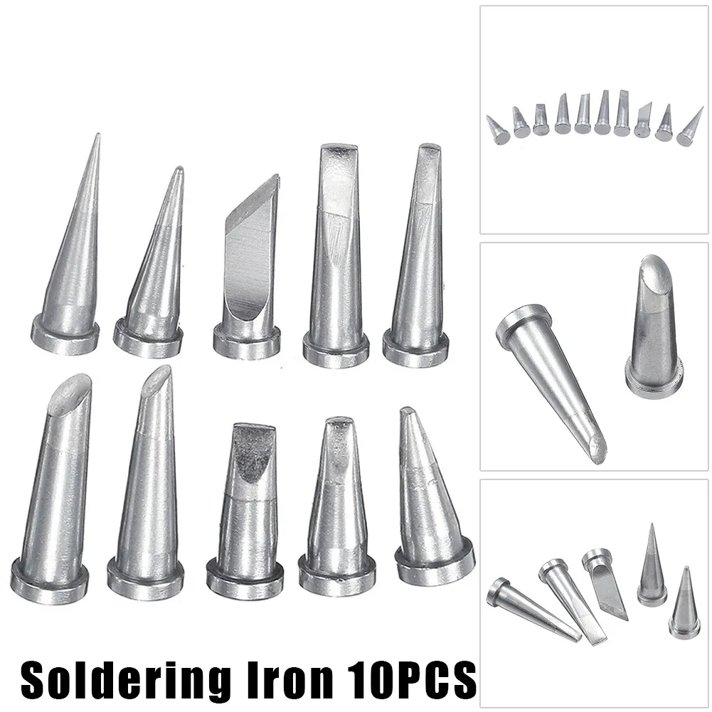 

10 Pc Soldering Iron Tip Set for Weller WSD81 WD1000 WSP80 WP80 LT Tips LTO LTS LTA LTB LTC LTL LTM LTBB LTCC LTKN