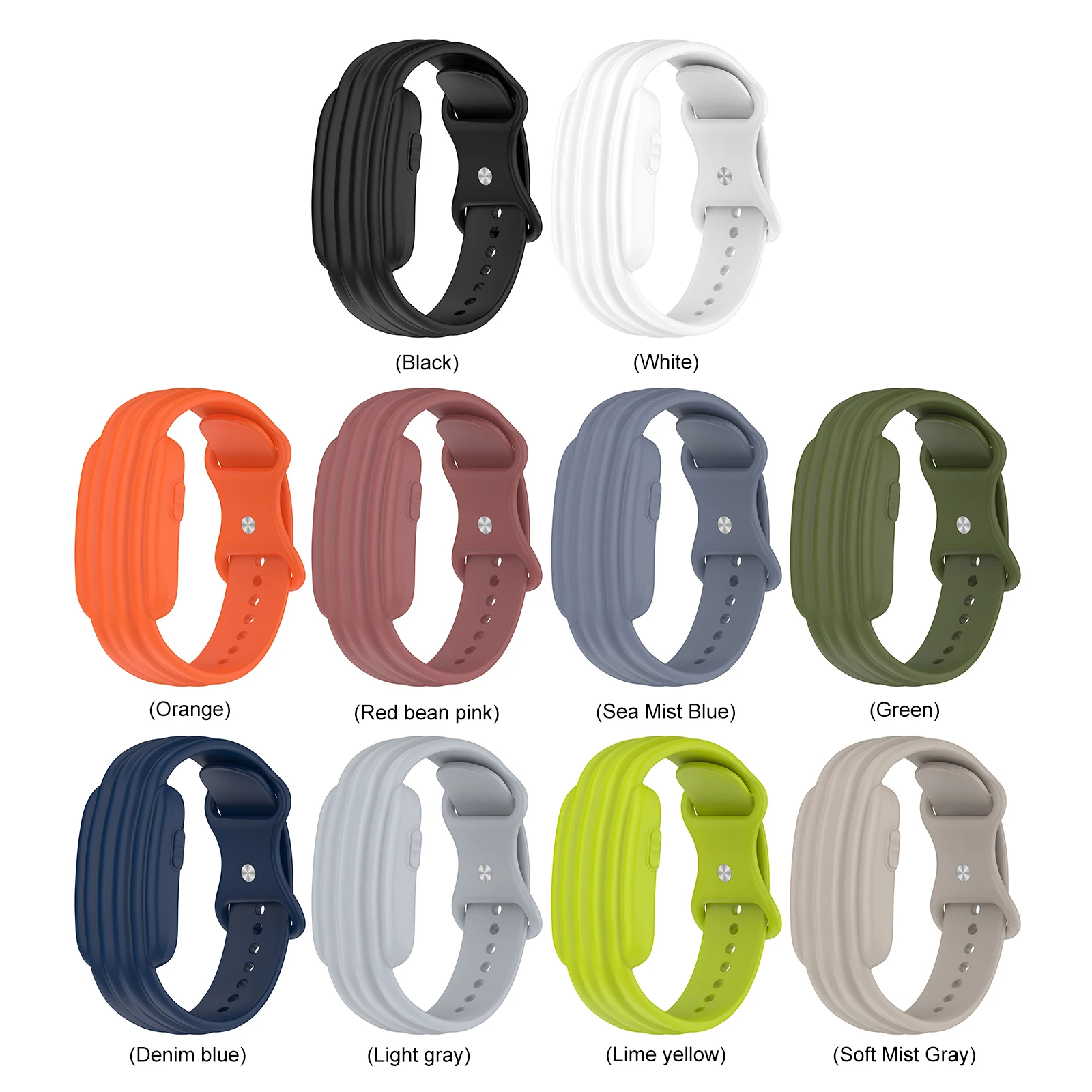 Replacement Silicone Wristband for CIRQA Integrated One-Piece Design Adjustable 5.6-8.5 Inch Wrist