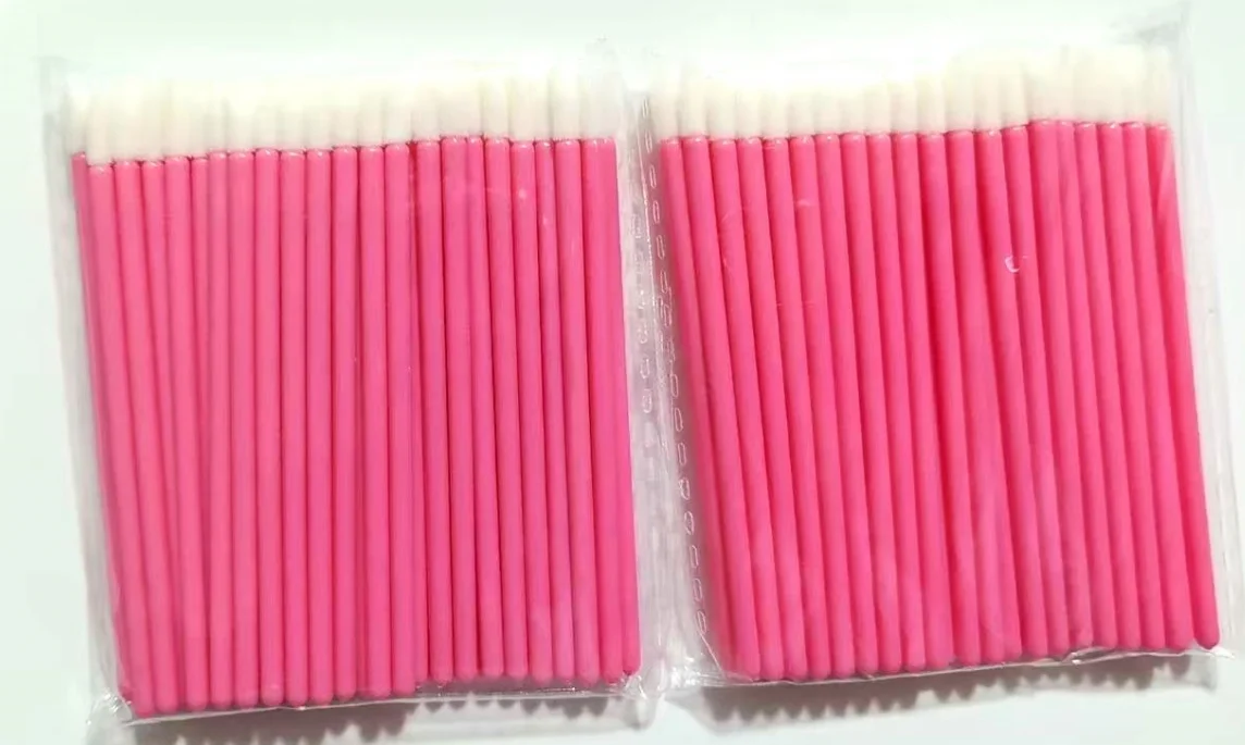 100Pcs Lip Brush Mascara Lip stick Wands Brushes For Lash Extension Applicator Cosmetic Tools Eyelash Extension Brush Makeup