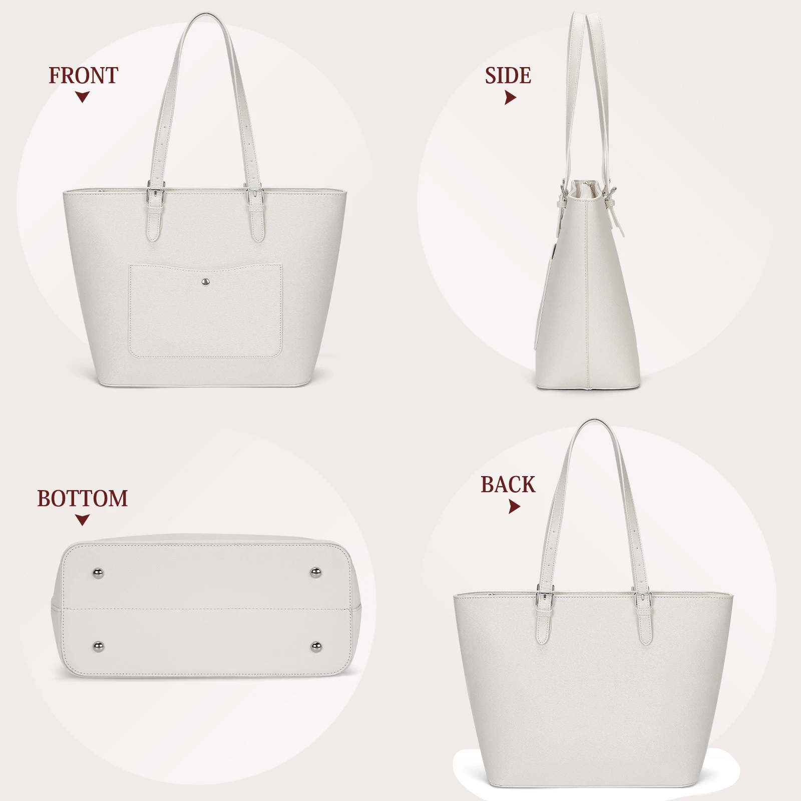 RAINSMORE 2-teiliges Tragetasc – Women'S Vegan Bags Bewertung und Preis