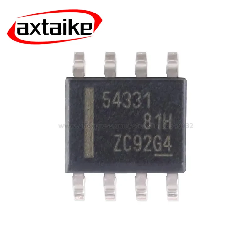 

10PCS TPS54331 54331 TPS54331DR SOIC8 TPS54331DDAR SO PowerPAD SMD 3A 28V 570kHz Step Down DC-DC Converter With Eco-mode IC