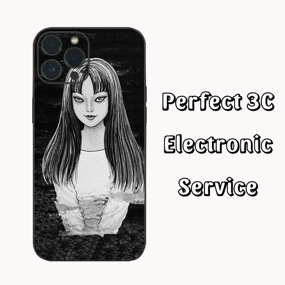 Junji-funda de silicona suave para teléfono móvil, carcasa de Anime para iPhone 16, 15, 14, 13, 12 Mini, 11 Pro, XS, Max, X, XR, SE5, 6, 7, 8 Plus