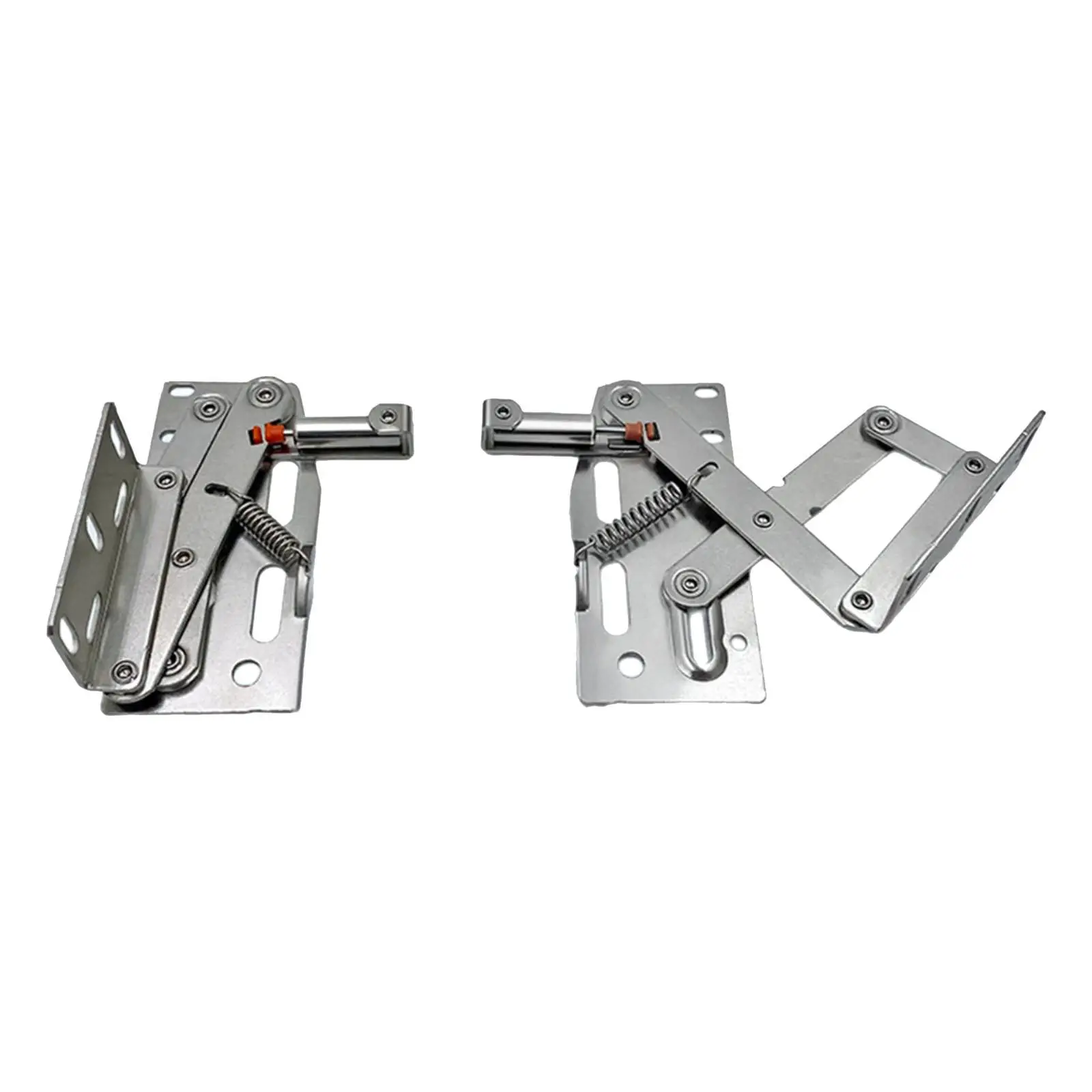 2Pcs Tip Out Tray Hinges Compact Scissor Damping Hinge for TV Cabinets Kitchen Cabinet Doors Sink Front Drawer Closets Bookcases