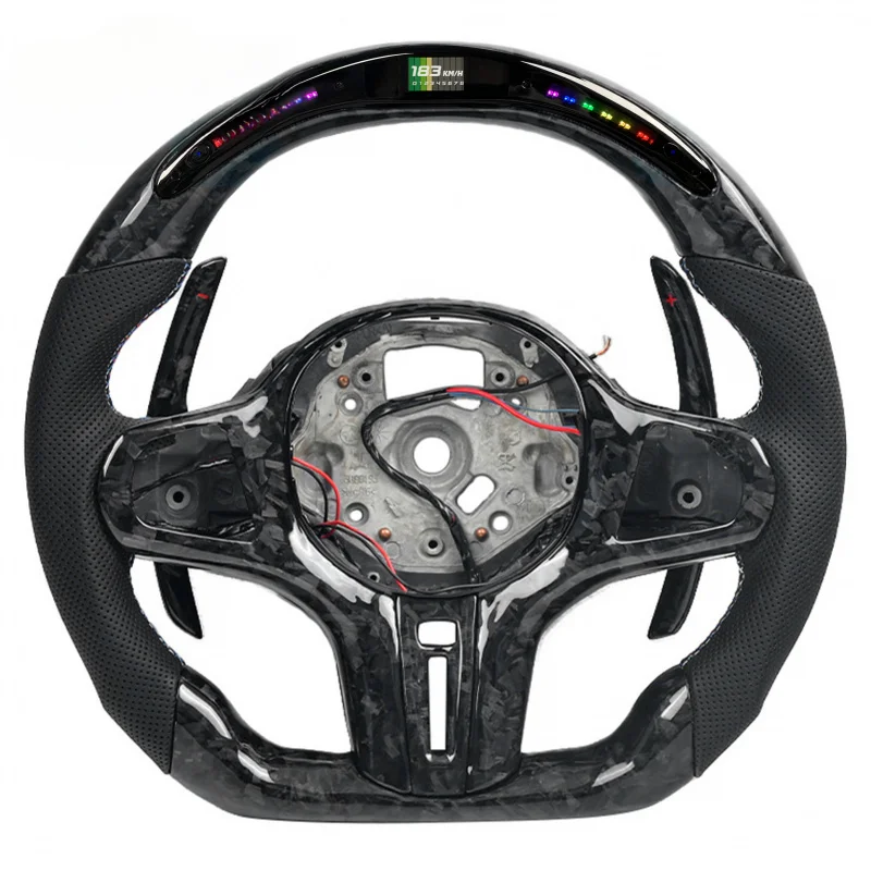 

Customized Forged Carbon Fiber Steering Wheel 1 2 3 4 Z F40 F44 G20 G21 Series