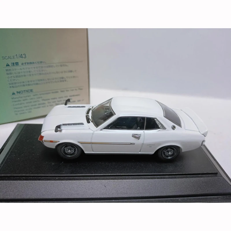 Ebbro 1:43 مقياس أبيض سيليكا GTV بابين سبيكة سيارة رياضية نموذج كلاسيكي الكبار هدية تذكارية عرض ثابت