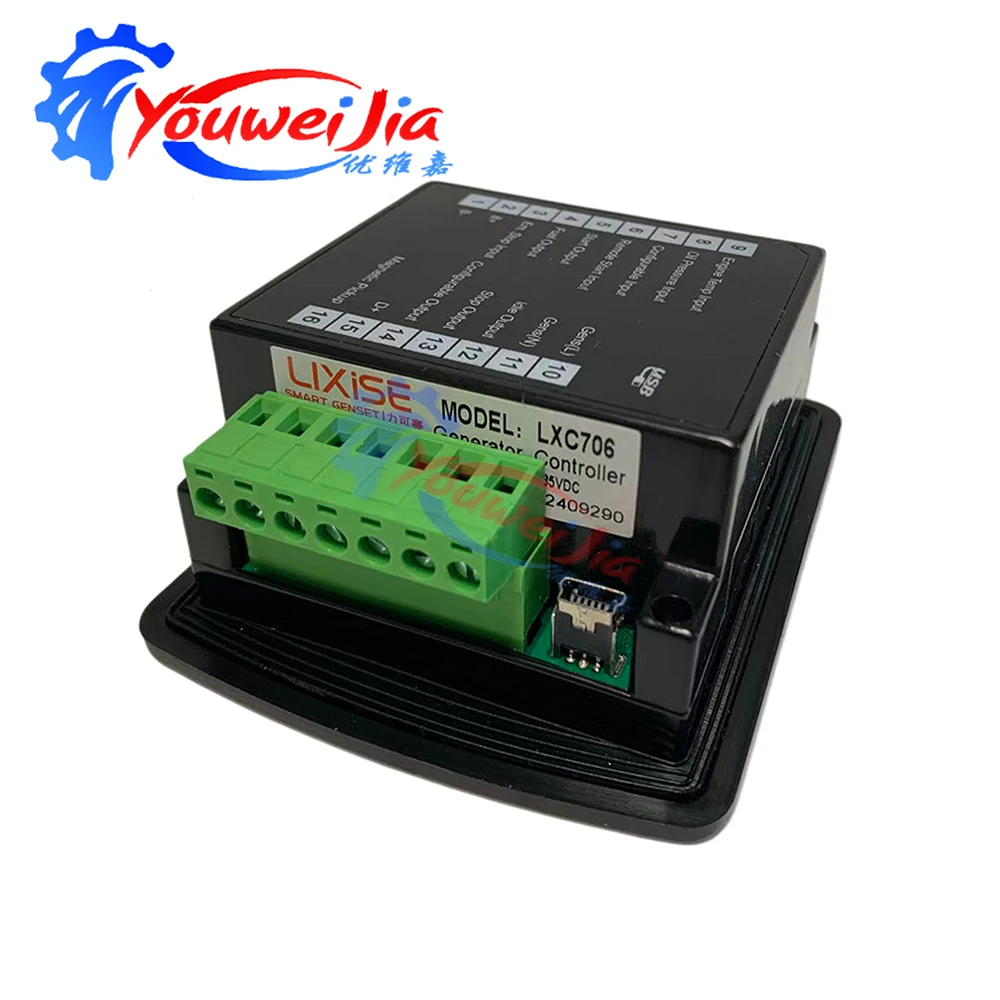 LXC706 Generator Control Panel Controller with Auto Start/Stop DC Module Replaces  702 Controller for Power Systems