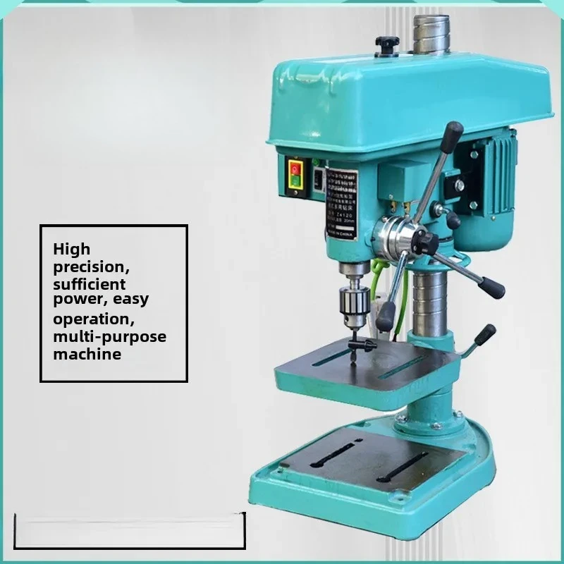Multifunctional industrial high-power high-precision drilling and tapping dual-purpose desktop drilling machine