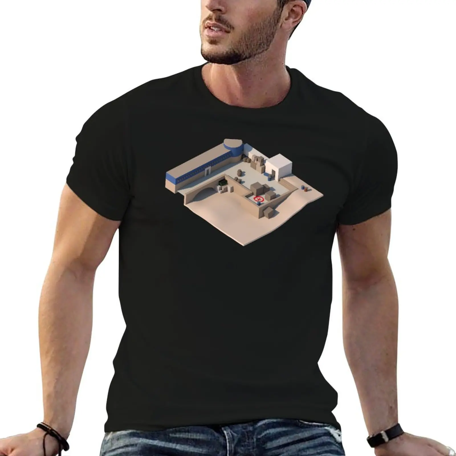 

de_dust2 A Site CSGO T-Shirt t shirts for man pack white man t shirt cotton T-Shirt