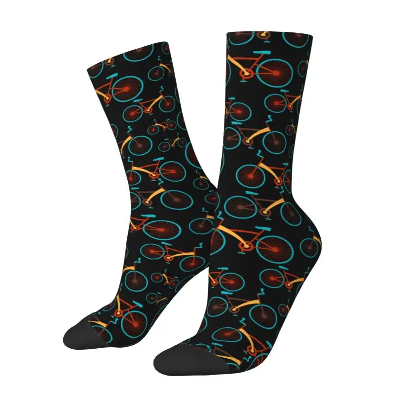 MTB Mountain Bike Vestido Meias para Homens e Mulheres, Moda Quente, Novidade, Amor, Crew Socks