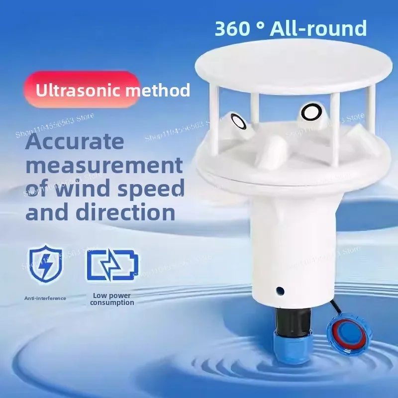Ultrasonic Anemometer - High Precision Wind Speed Sensor Probe Module (Sold Separately)