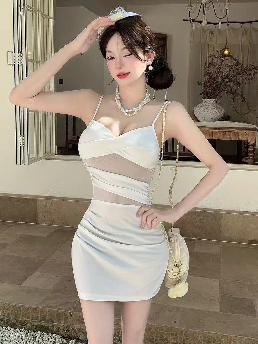 

Сексуальная обтягивающая облегающая юбка с эластичным прозрачным сращиванием, женская юбка с v-образным вырезом и v-образным вырезом Dr Hot Girl Sexy Pure Desire Sle