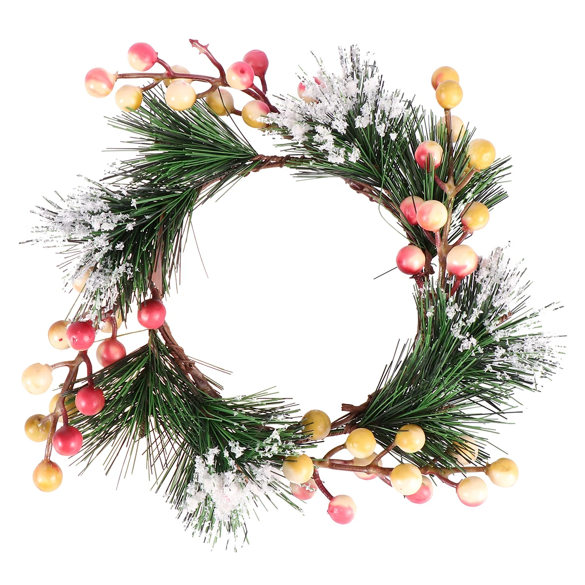 

Simulated Plant Berries Rings Decorations Home Floral Door Wreath Artificial Wreaths for Front Wedding Wall Eucalyptus