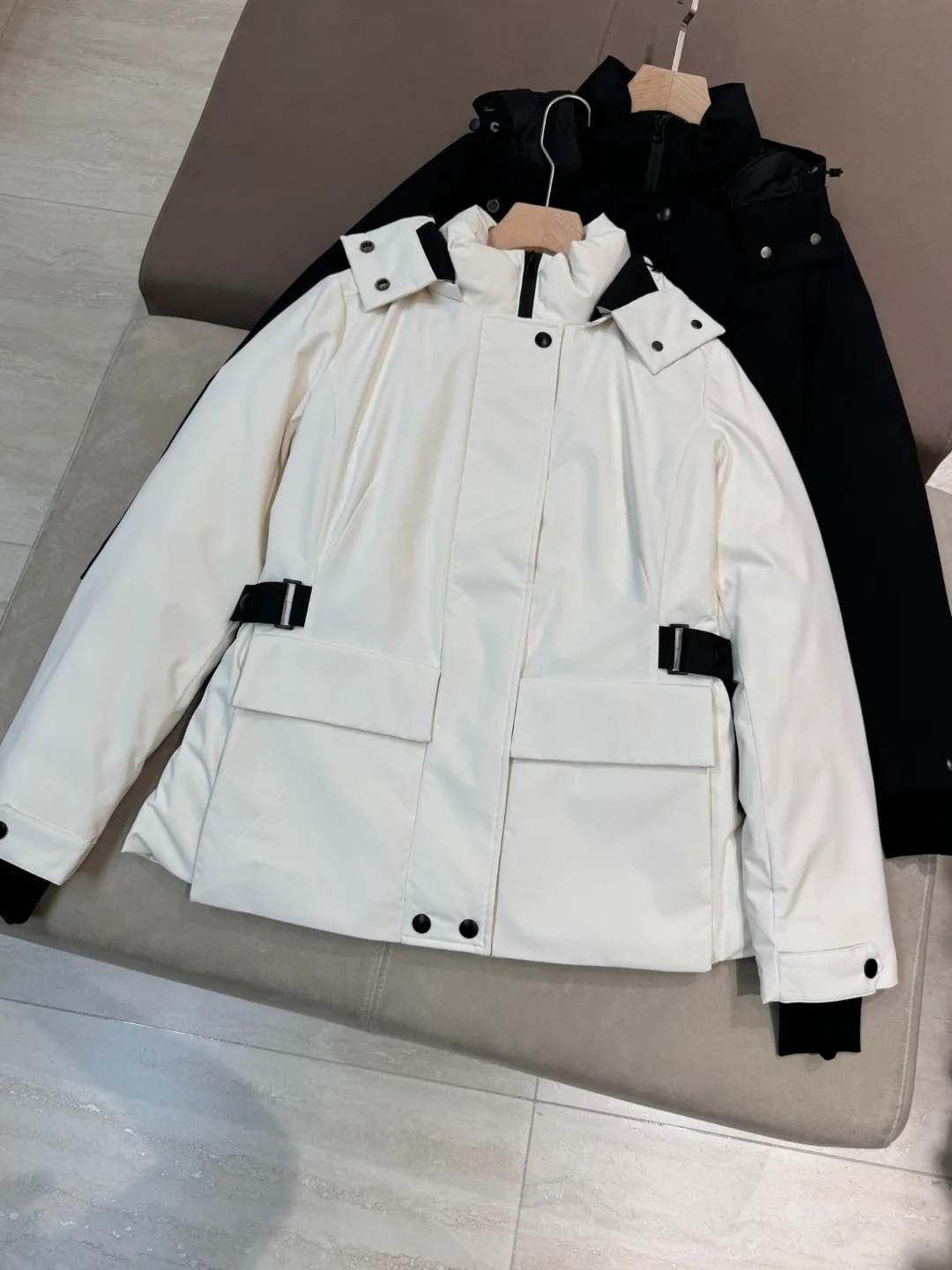 

Autumn-winter casual hooded warm goose down jacket
