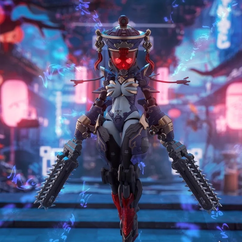 Oryginalna figurka anime, zombie, mobile suit, dziewczyna JIU LIAN, model do składania, zabawki kolekcjonerskie, ozdoby, prezenty dla dzieci.