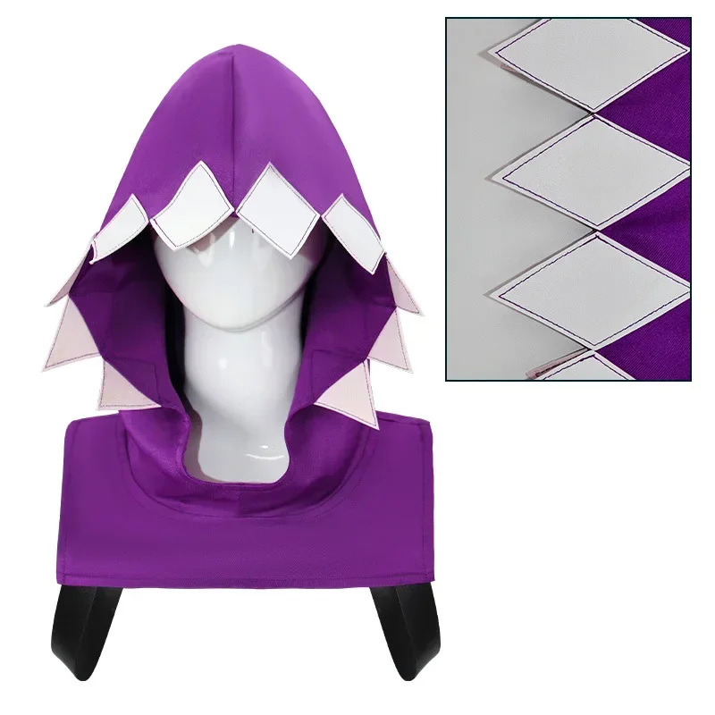 أزياء كوسبلاي أنيمي غامضة الموسم 2 جينكس التأثيرية لعبة LoL قبعة أرجوانية إكسسوارات الرأس ملابس حفلات الهالوين لعب الأدوار للنساء M