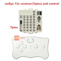 Wellye-bluetooth receptor 2.4g para crianças, 12v, acessórios sem fio, para carro elétrico e motocicleta, 7 pinos, brinquedos infantis