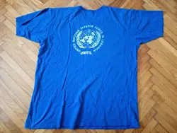 UN UNIFIL United Nations Interim Force in Lebanon HUMAN RIGHTS T SHIRT promotion