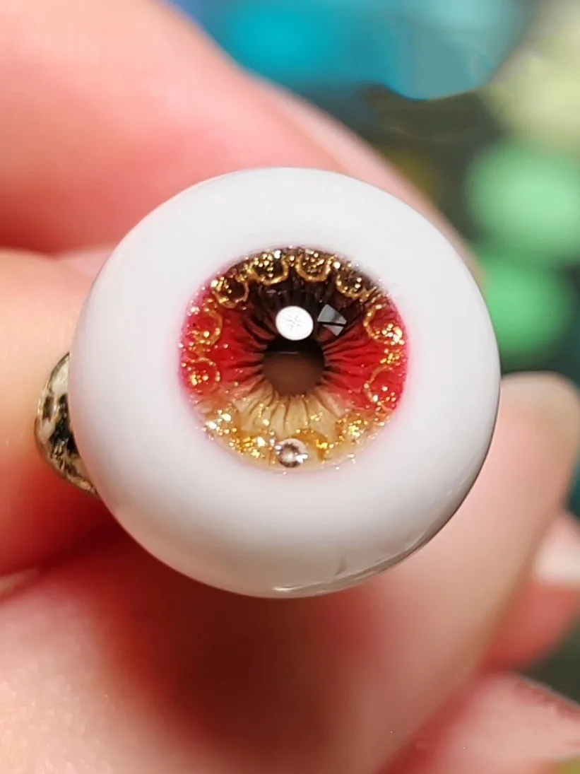 Doll Accessories 8mm 10mm-20mm Safe Eyeball 1/4 BJD Doll Craft Plaster Eye  