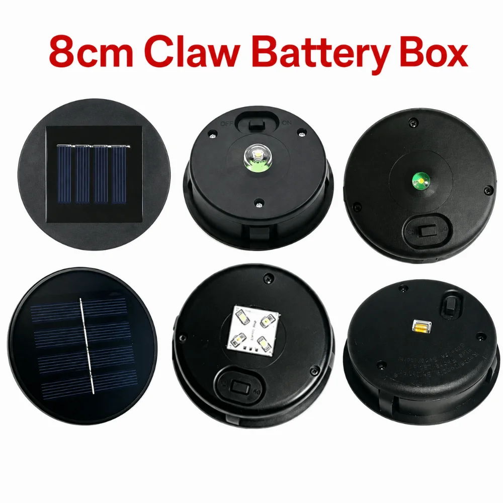 7 Lumens Solar Light Lid Waterproof Hollow Pattern Lantern Top Cover LED Panel Replaceable Replacement Panel Cover