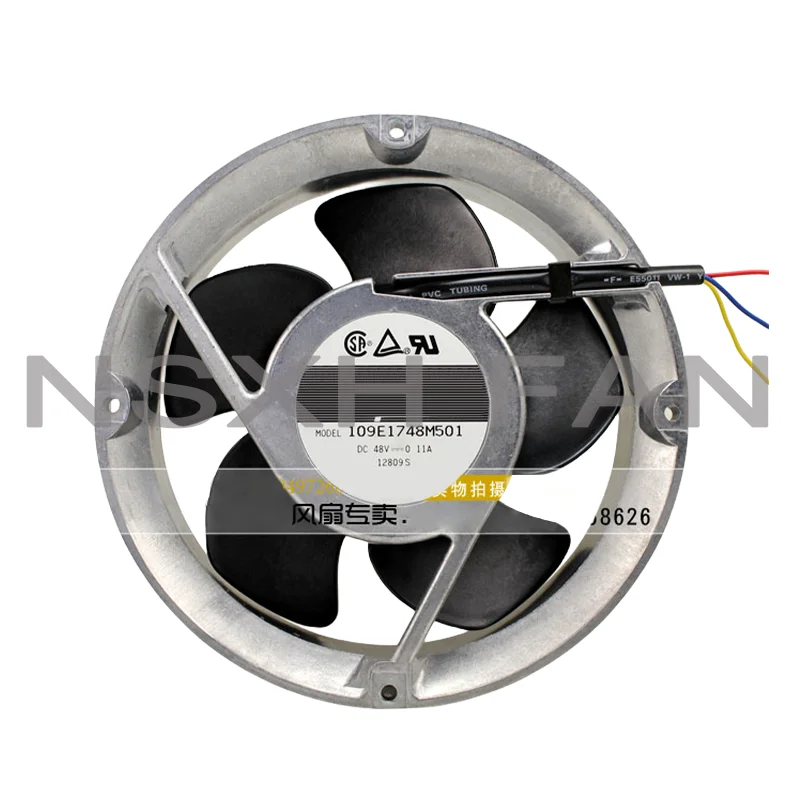 NEW 48V 0.11A 17251 172mm 109E1748M501 Frequency Round Cooling Fan