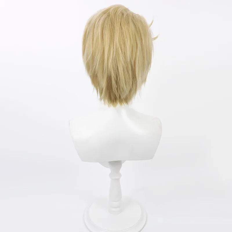 헬 인(Hell Inn)에서 코스프레를 하는 루시퍼 모닝스타(Lucifer Morningstar)의 짧은 노란색 가발