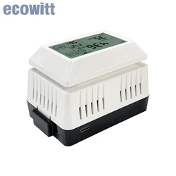 Ecowitt WH46D 7-in-1 Air Quality Sensor with LCD Display, NDIR CO2, PM1.0, PM2.5, PM4.0, PM10, Temperature and Humidity Sensor