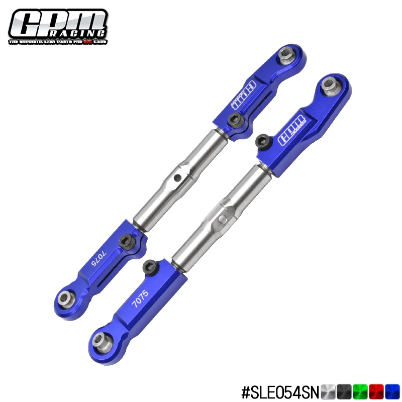 GPM Alloy 7075 + Stainless Steel Front Camber Links For 9547 TRAXXAS 1/8 Sledge MONSTER TRUCK-95076-4