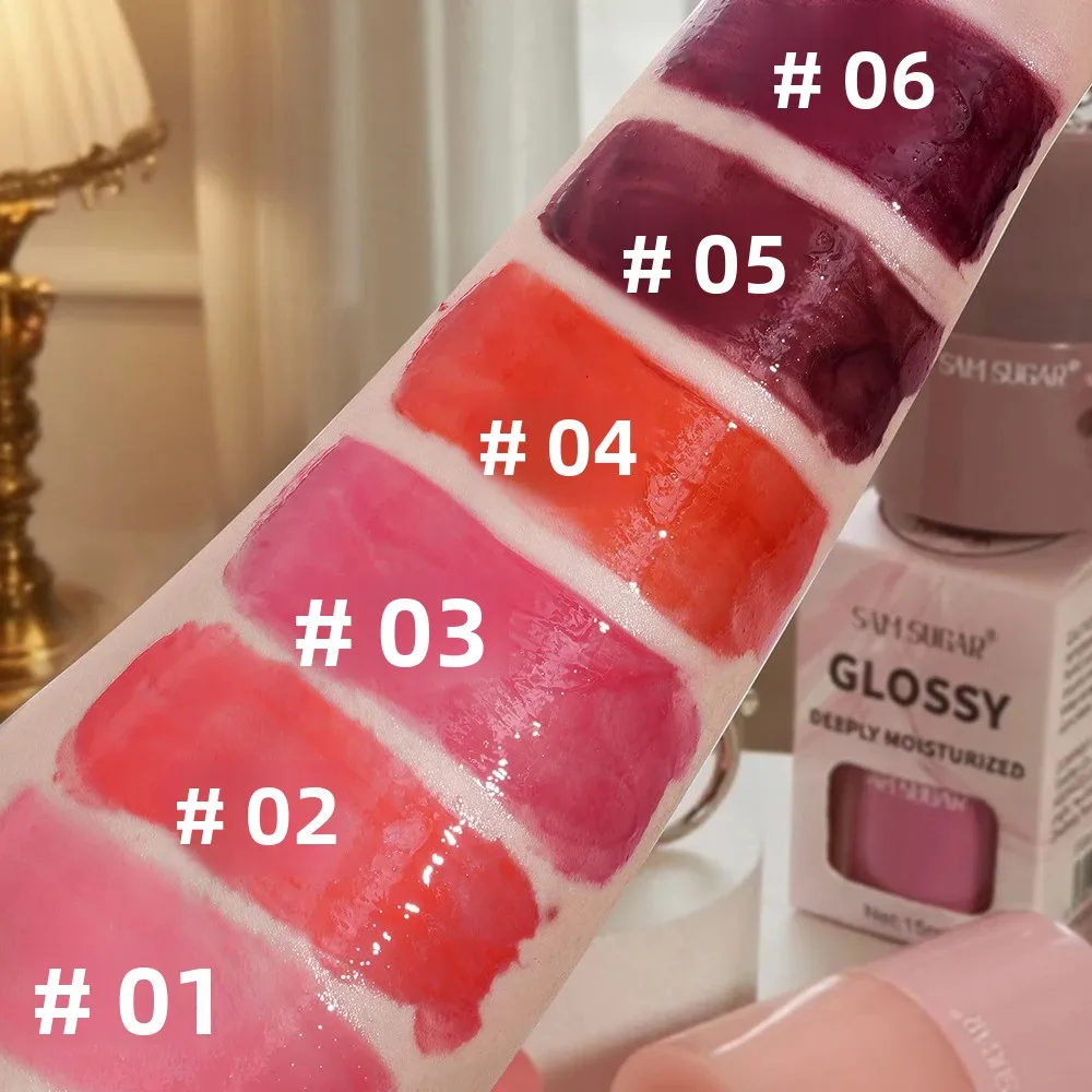 Twisted Honey Lip Glaze Long Lasting Moisturizing Gloss Nourishing Water Light Liquid Lipstick Waterproof Non Sticky