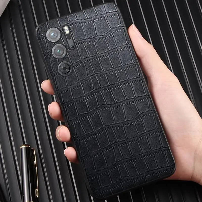 

Crocodile Texture Leather Phone Case For ZTE nubia Red Magic 9 8S Pro Plus Ultra Slim Shockproof Cover For Red Magic 8 7S 10 Pro