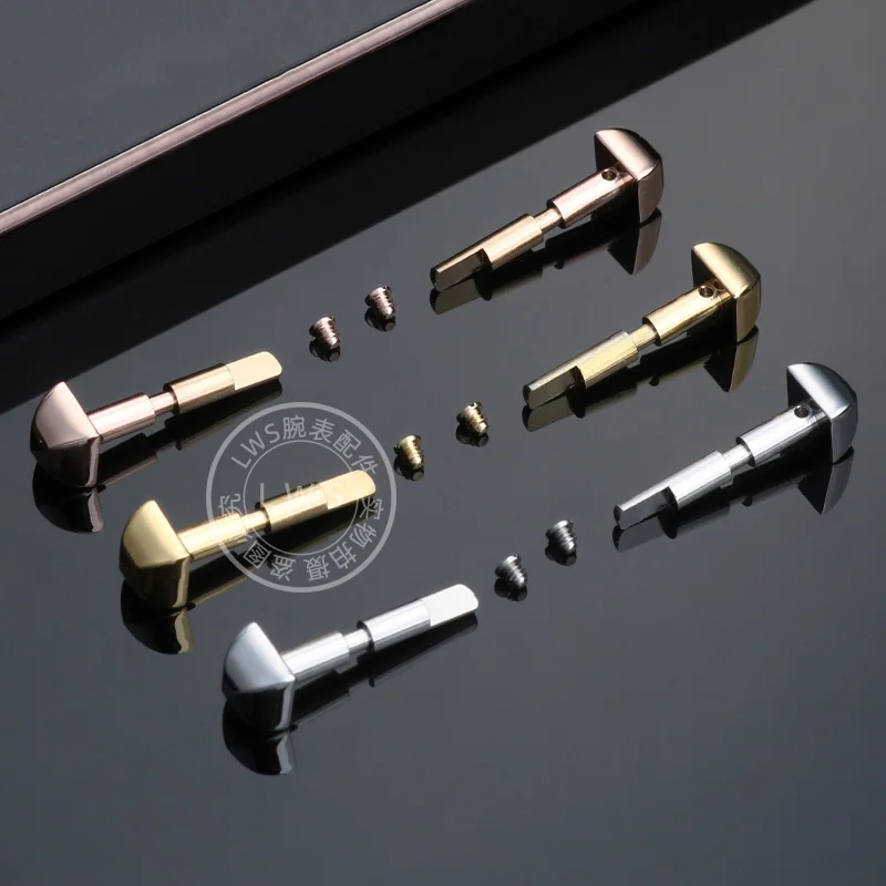 Screws connecting rod for Cartier Pasha  Earrings WGPA0007 WSPA0010 Square Head Stainless Steel Screw Rod Watch Accessories