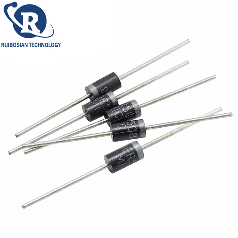 20PCS HER508 Fast Recovery Diode HER302 HER303 HER304 HER305 HER306 HER307 HER308 HER503 HER504 HER505 HER506 HER507 DO-27