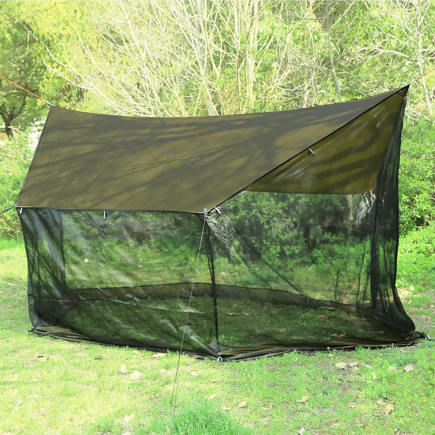 

Portable Screen House for Hammock Camping, Beach Picnics, and Backyard Use in Summer