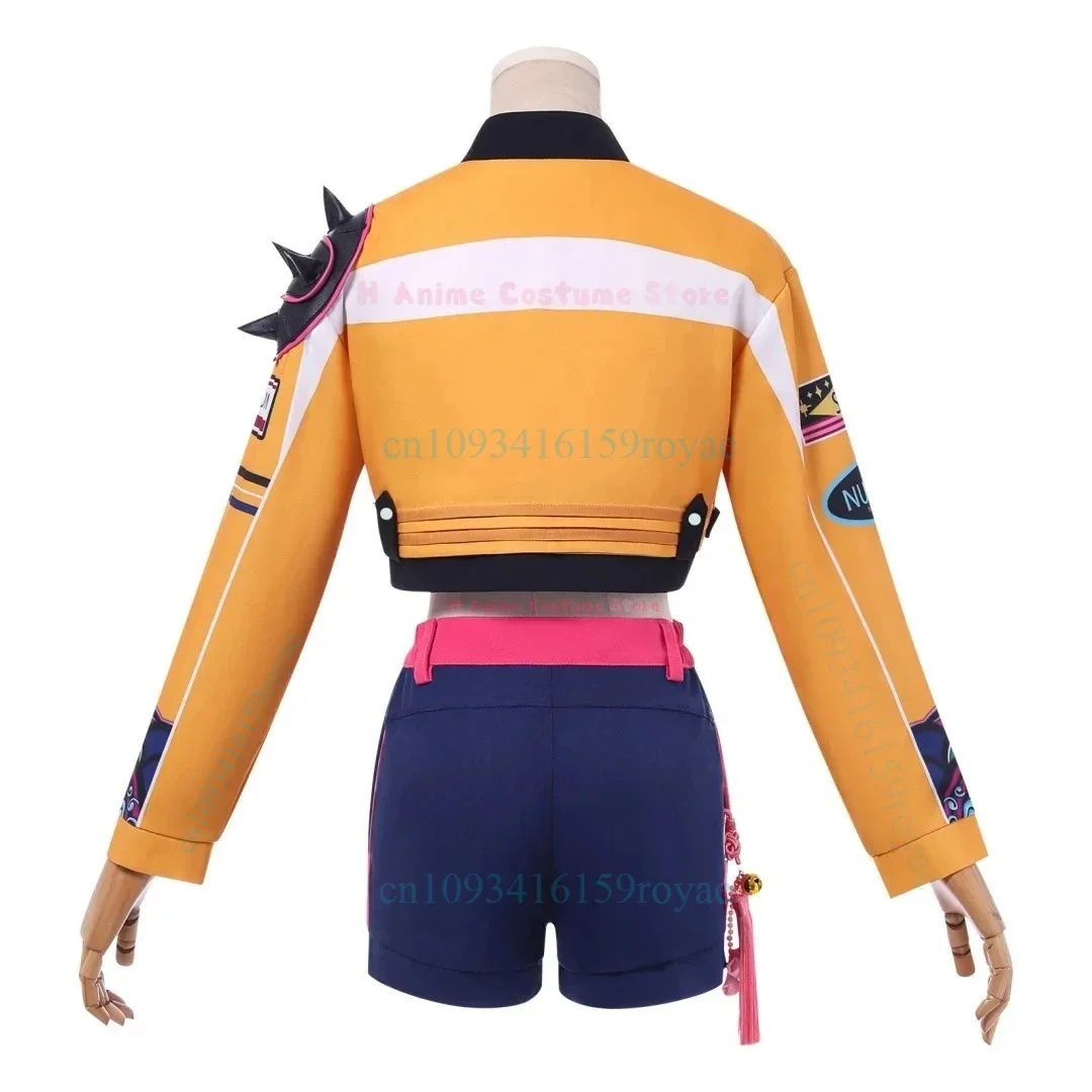 EN STOCK Costume de Cosplay Rumi Zoey Mira Kpop chasseurs de démons Cosplay【XS-3XL】 Costume de perruque