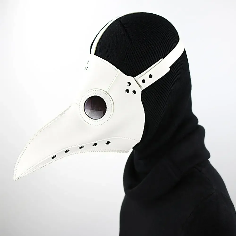 PU Steampunk Mask Long Nose Beak Mask Retro Cosplay Masks Party Carnival Costume Props Accessories