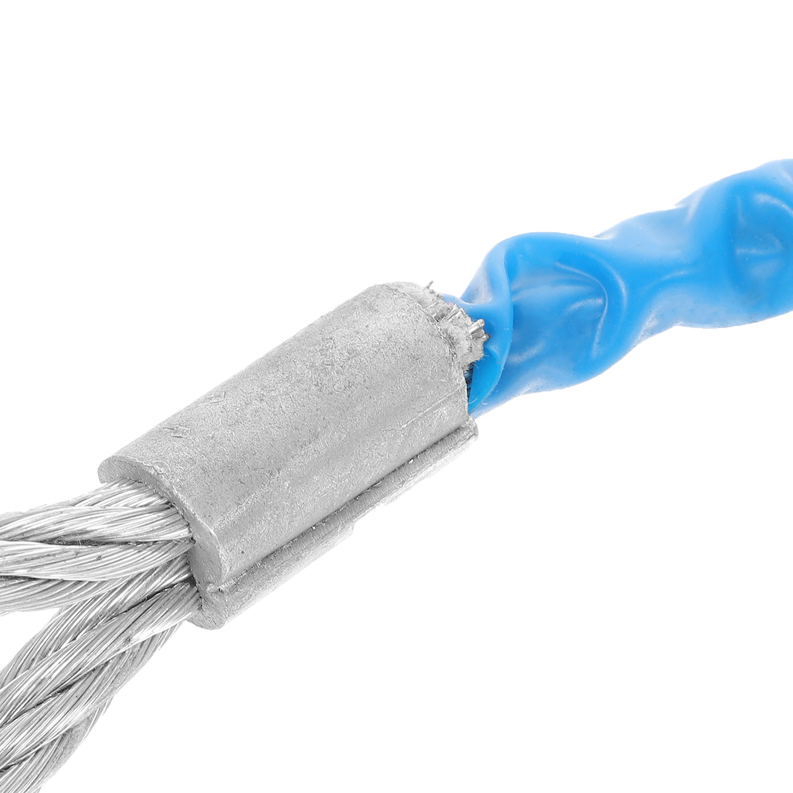 

1pc 5M Car Trailer Rope Steel Wire Hauling Cable Sturdy Winch Rope Hooks Fluorescent Heavy Duty 7 Tons Thicker Towing Cable