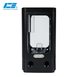 IceManCooler DX5 120 Black ARGB Reservoir Combo D5 Pump,Watercooler Tank  ,+5V 3PIN Support AURA Motherboard