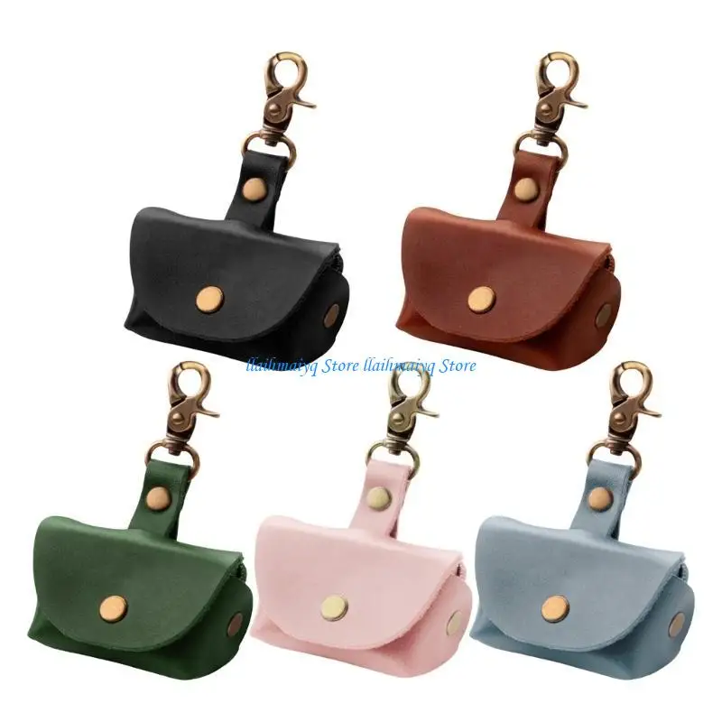 

573B Sturdy Leather Rings Storage Case Small Size for Wedding Rings Preservation
