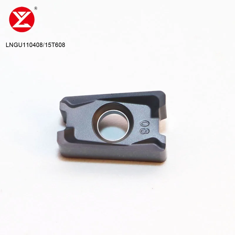 CNC LNGU110408 LNGU15T608 Carbide Square shoulder Milling Cutter Inserts For Genernal Milling Cutter Materail K.P.M