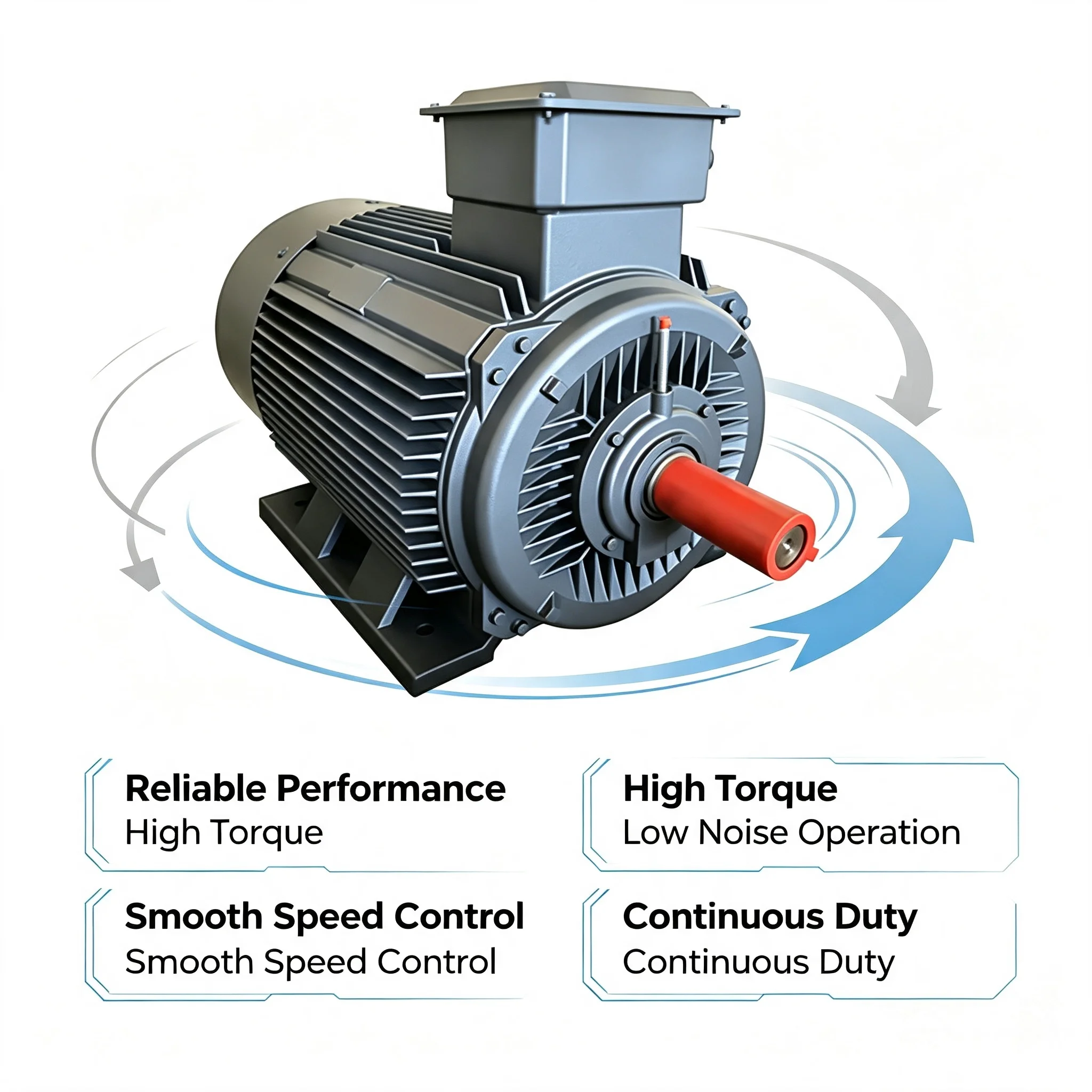 HY YE3 Series Low Voltage High Power Motor Three Phase AC Motor Suitable for Machine Tools and Mixers