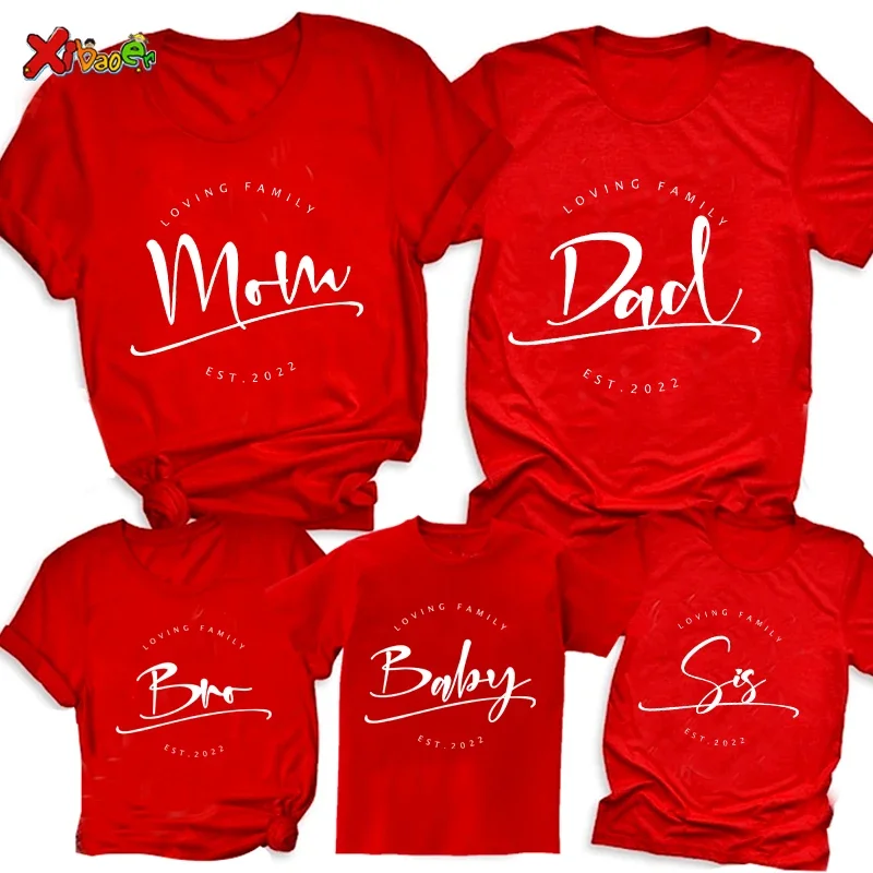 

Custom Baby Reveal Family T-Shirts Matching Family Shirts Baby Reveal Tees Cute Matching Shirts Mom Dad Baby Kids Outfits Daddy