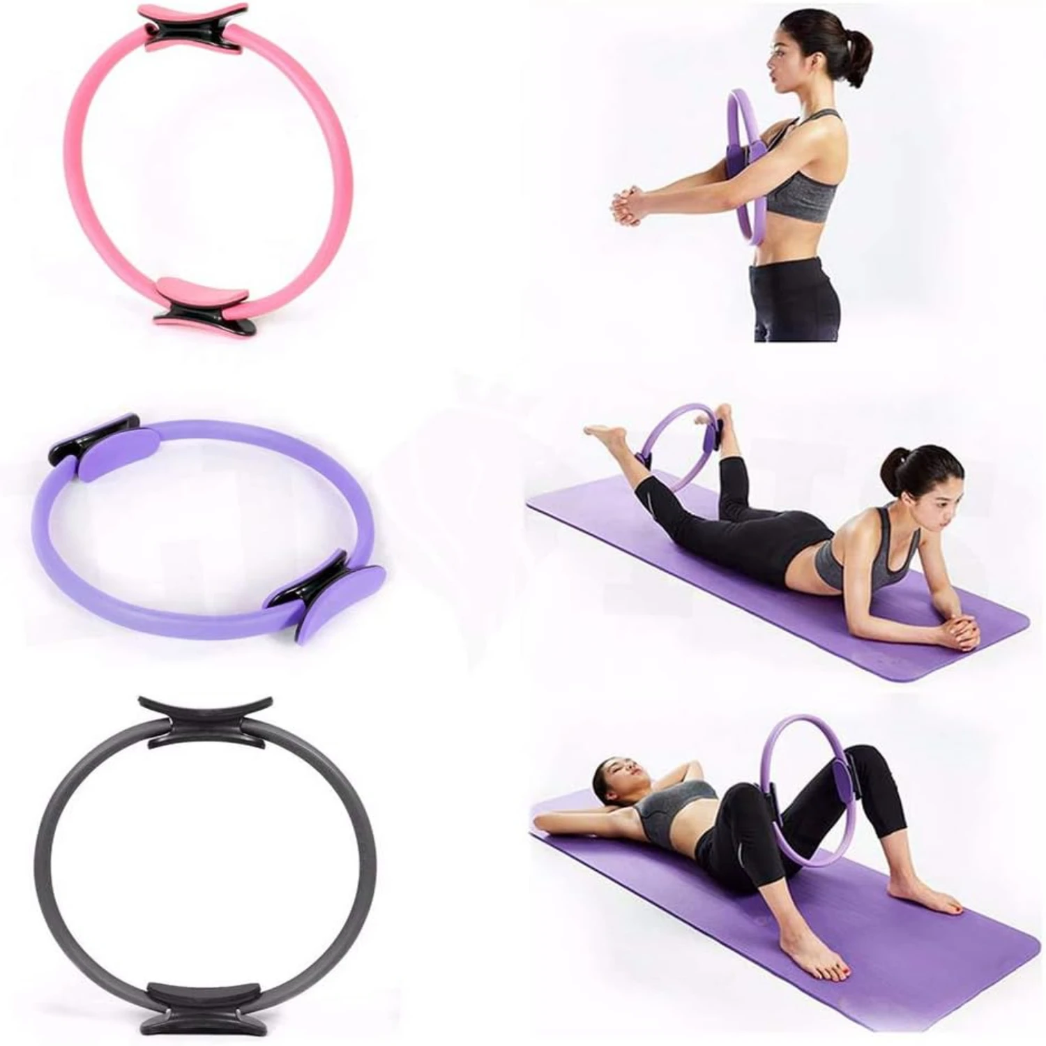 

Upgrade Your Workout Routine with this Premium Pilates Ring Featuring Comfortable Foam Grips. Achieve Optimal Performance and Re