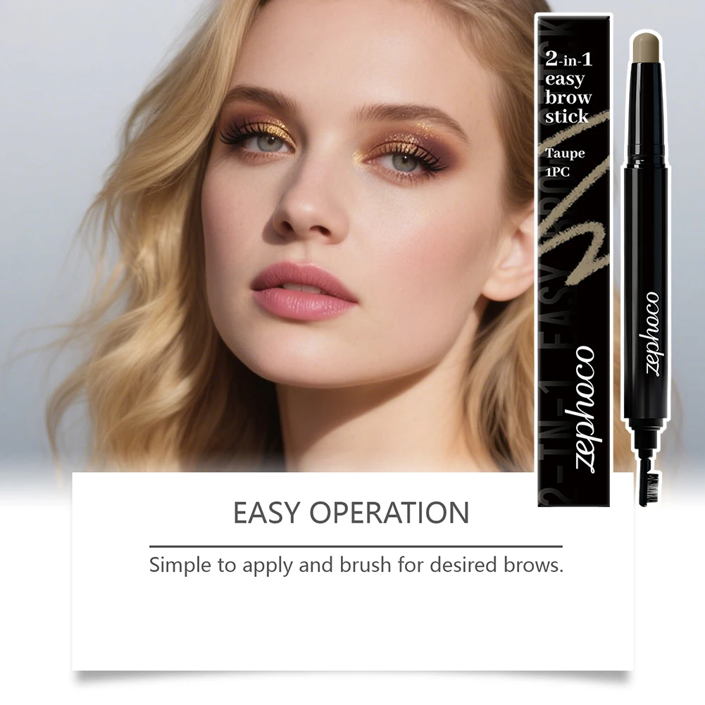 Smooth Pigmented Eyebrow Pencil Daily Use Smoothing, Creamy Texture Glides On Easily. On-the-Go Touch-Ups