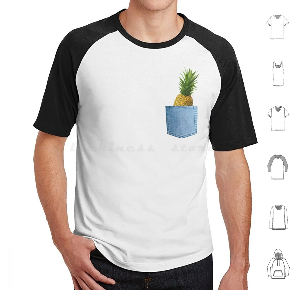 In Pocket T Shirt Men Women Kids 6xl Fruit Tropical Summer Summer Vibes Healthy Jeans Funny Humor Humour