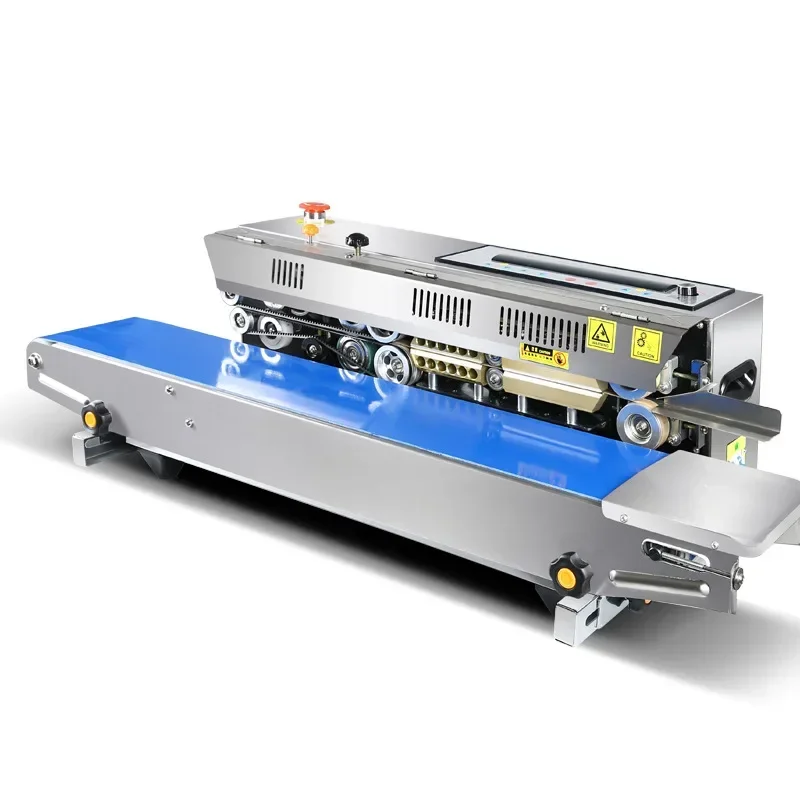 

#For for automatic continuous Intelligent inkjet printing food snack plastic packaging equipment counting type heat sealing mach
