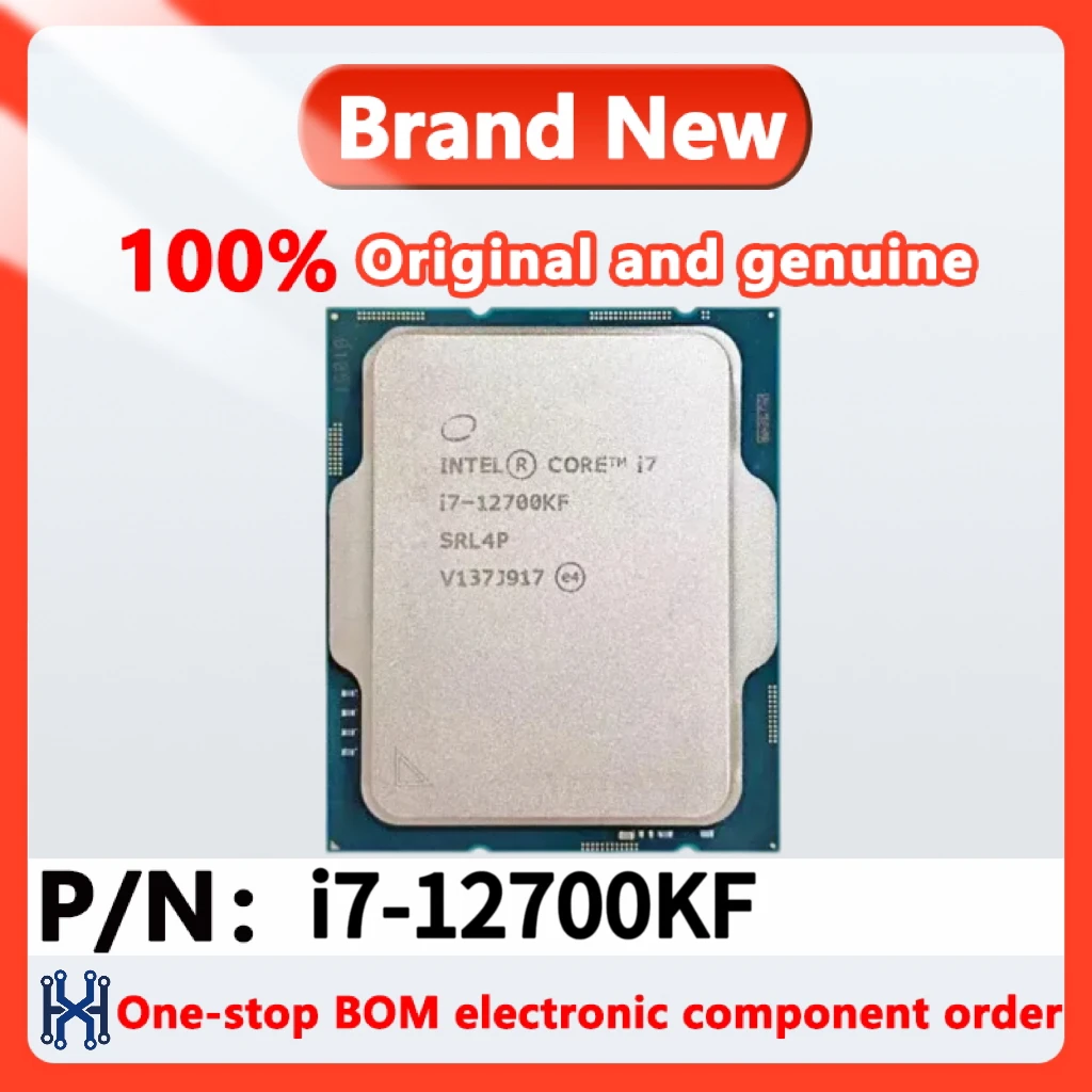 1pcs/lot  Para nuevo procesador Core i7-12700KF i7 12700KF 3,6 GHz  de doce núcleos y veinte hilos 10NM L3 = 25M 125W LGA 1700