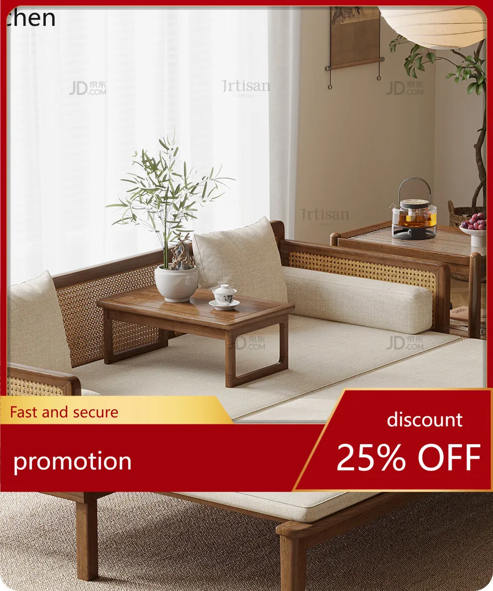 ZML Solid Wood Sliding Bed Combination Small Apartment New Chinese Style Pull-out Extendable Folding Bed