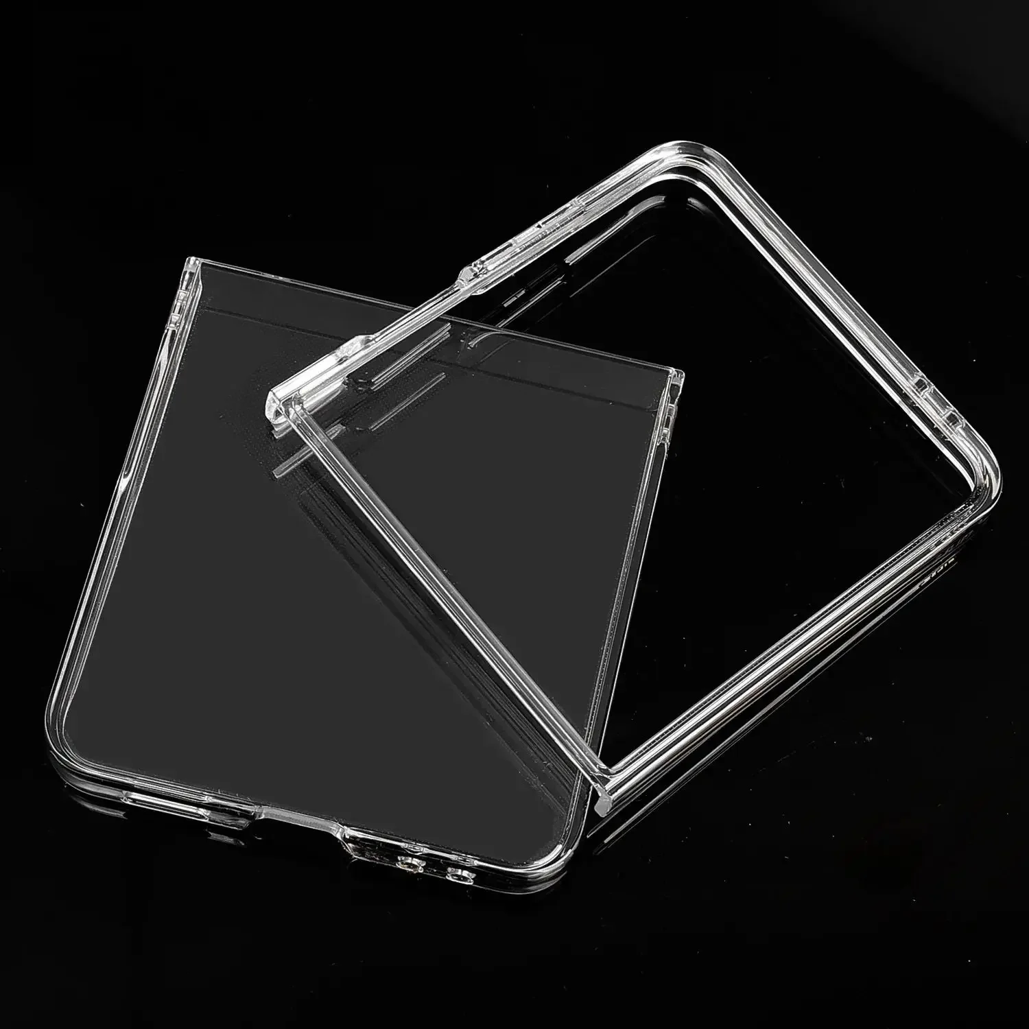 Skinlee For Samsung Galaxy Z Flip 7 FE Case Transparent Hard Shell For Samsung Galaxy Z Flip 7 FE Hard Back Casing Funda Capa