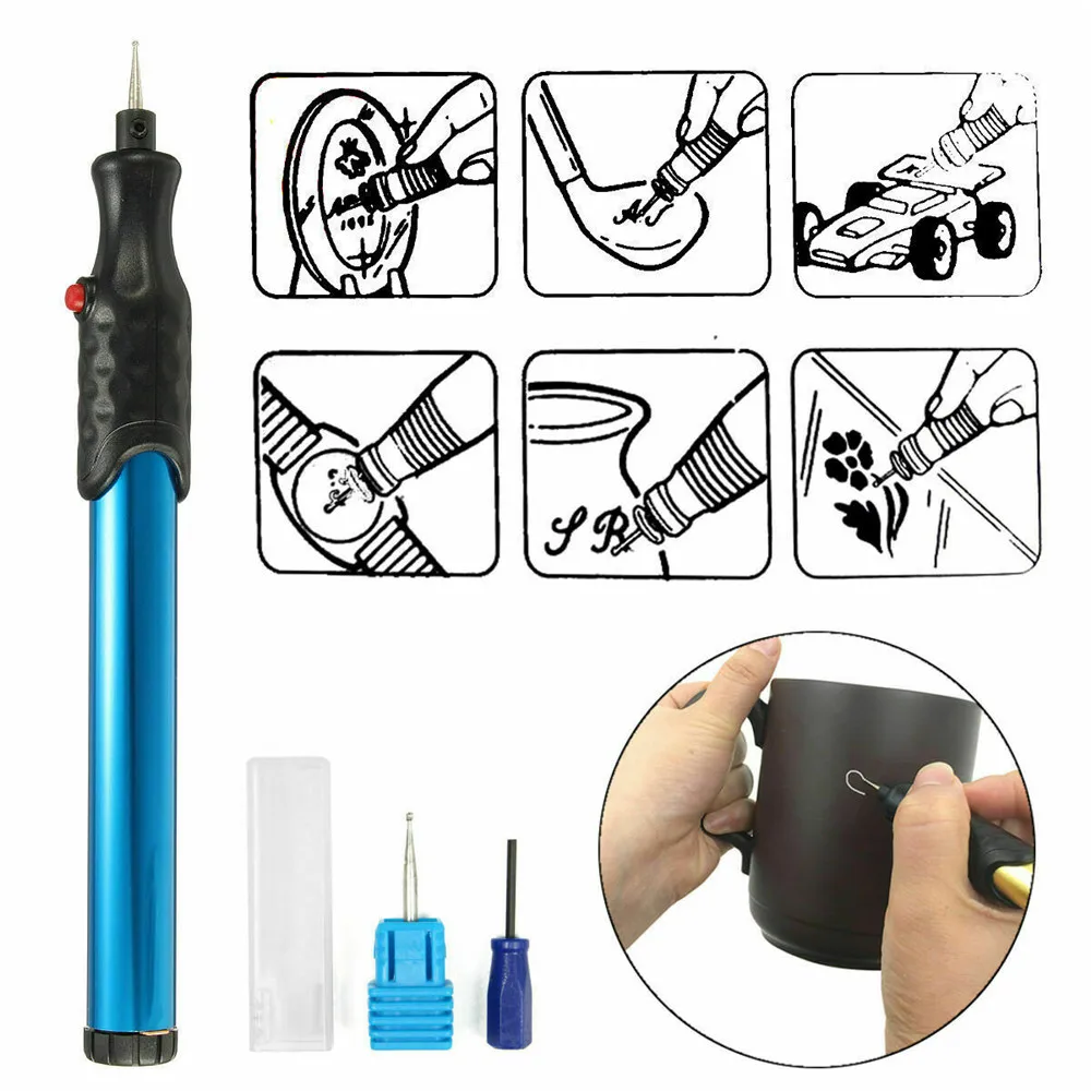 Home DIY electric mini grinder engraving pen wireless grinder with battery wireless micro rotary tool for drilling jewelry metal