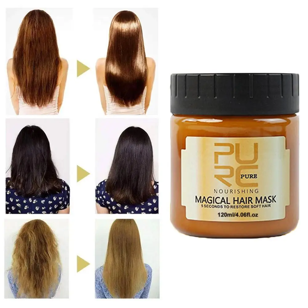 

5-секундная волшебная маска для волос с аргановым маслом, питательные разглаживающие маски, вьющиеся волосы, уход за поврежденными волосами, восстановление G9O1